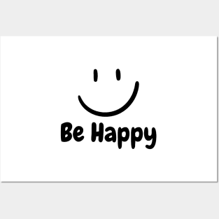 Smiley Be Happy Posters and Art
